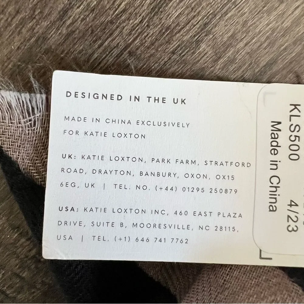 Katie Loxton Zebra Printed Scarf KLS500